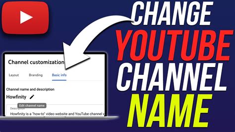 how to change your name on youtube chanel|how to change youtube channel.